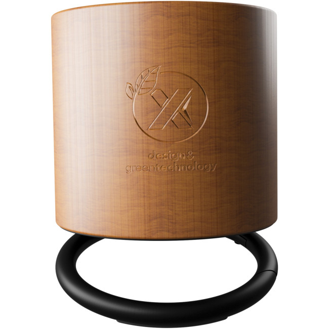 Custom Printed SCX.Design S27 3W Wooden Ring Speaker