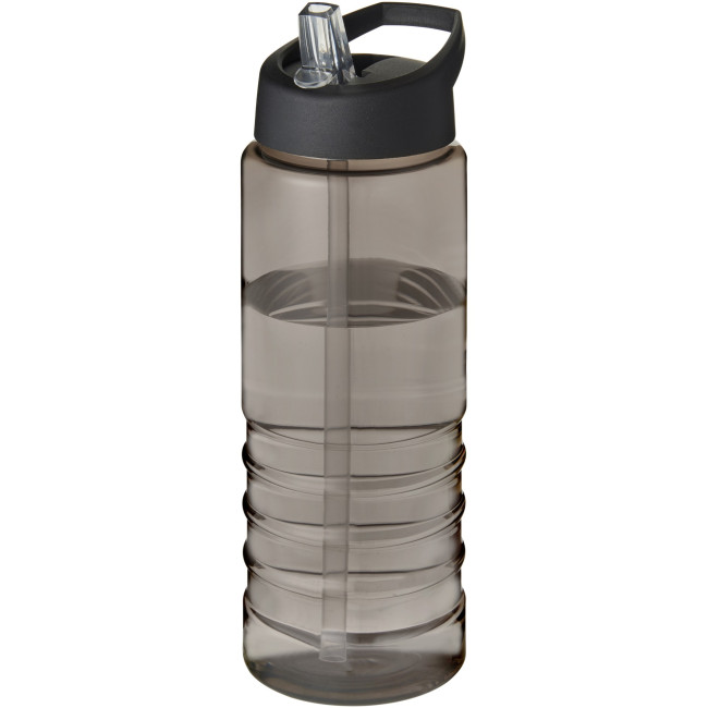 Custom Printed H2O Active Eco Treble Spout Lid Sport Bottle 750ml - Image 1