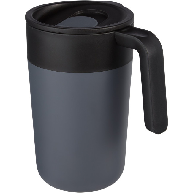 Custom Printed Nordia Double-Wall Recycled Mug 400ml - Image 4