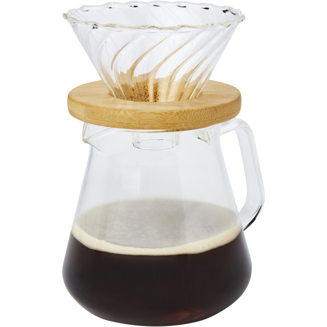 Custom Printed Geis Glass Coffee Maker 500ml