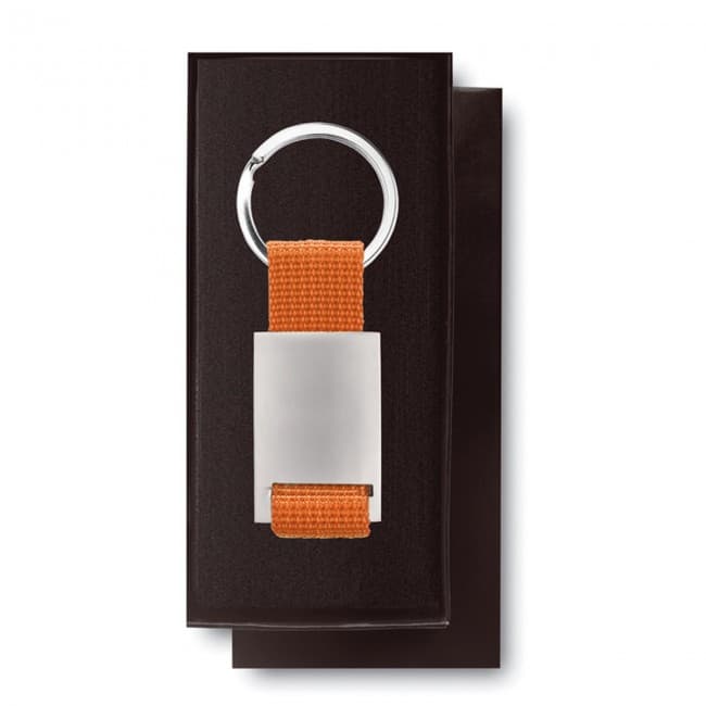 Custom Printed Metal rectangular keyring - Image 6