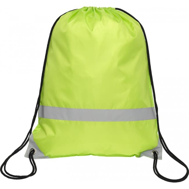 Custom Printed Knockholt Reflective Drawstring Bag - Image 2