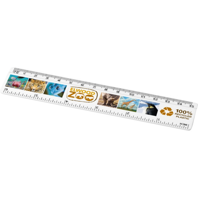 Custom Printed Refari 15 cm Recycled Plastic Ruler