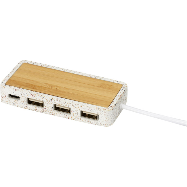 Custom Printed Terrazzo USB 2.0 Hub