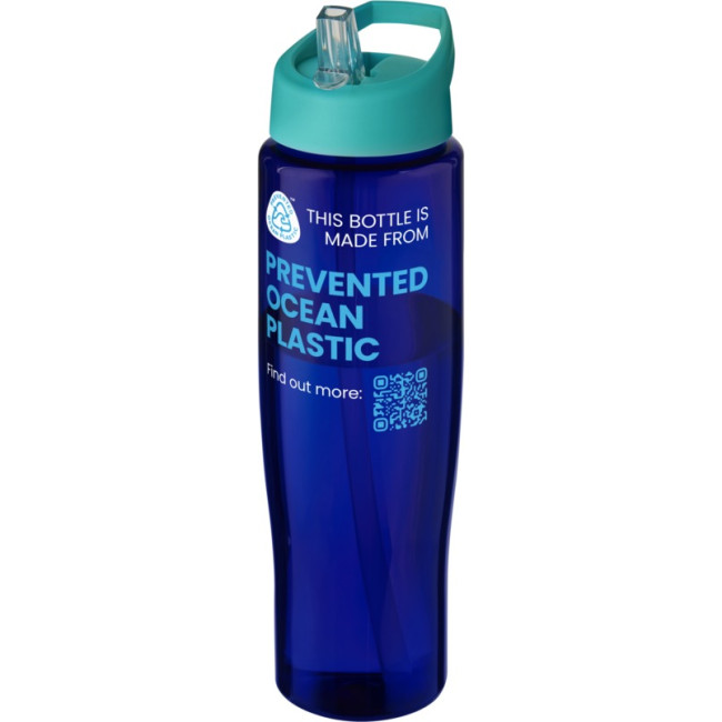 Custom Printed H2O Active Eco Tempo Spout Lid Sport Bottle 700ml - Image 1