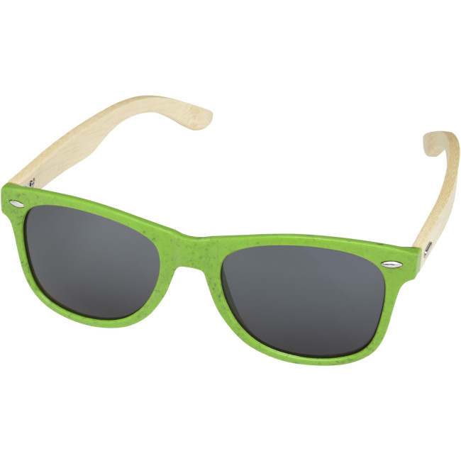 Custom Printed Sun Ray Bamboo Sunglasses - Image 2