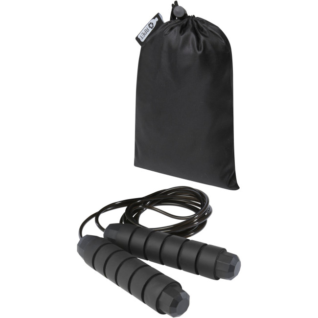 Custom Printed Austin Soft Skipping Rope In Recycled Pet Pouch - Image 1