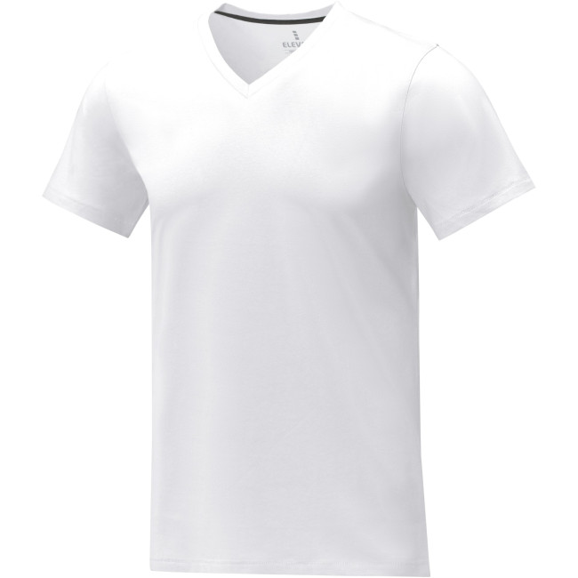 Custom Printed Somoto Short Sleeve Men's V-Neck T-Shirt - Image 2