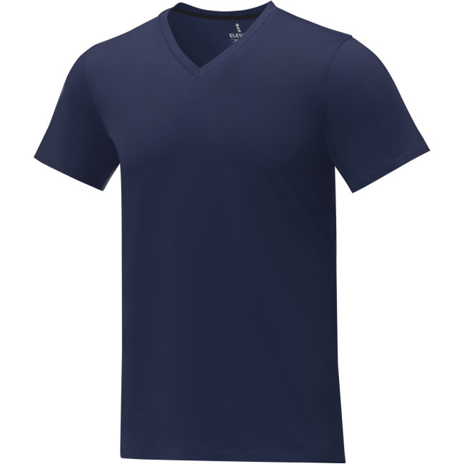 Custom Printed Somoto Short Sleeve Men's V-Neck T-Shirt - Image 4