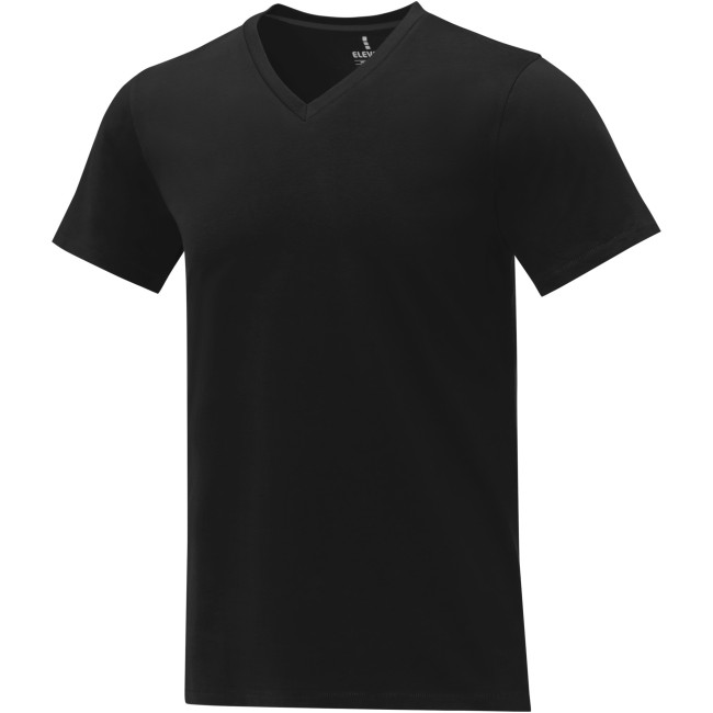 Custom Printed Somoto Short Sleeve Men's V-Neck T-Shirt - Image 5