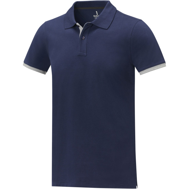 Custom Printed Morgan Short Sleeve Men's Duotone Polo - Image 3