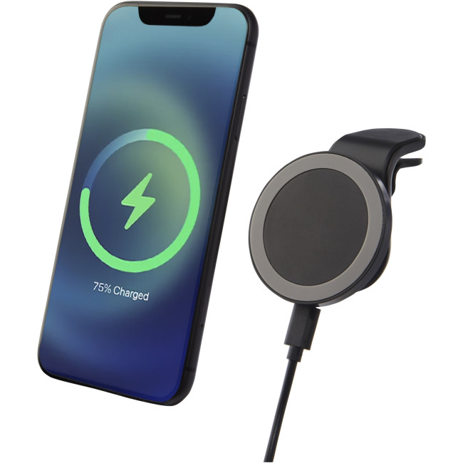 Custom Printed Magclick Wireless Magnetic Car Charger 10W