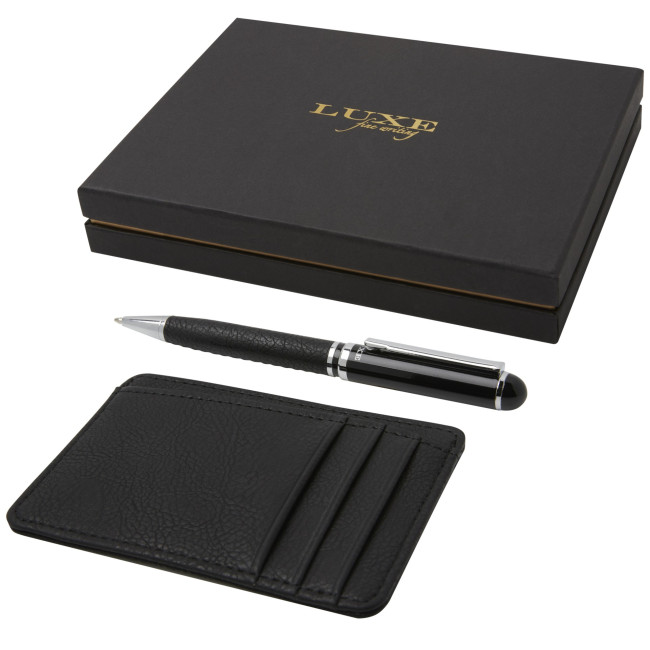 Custom Printed Encore Ballpoint Pen And Wallet Gift Set