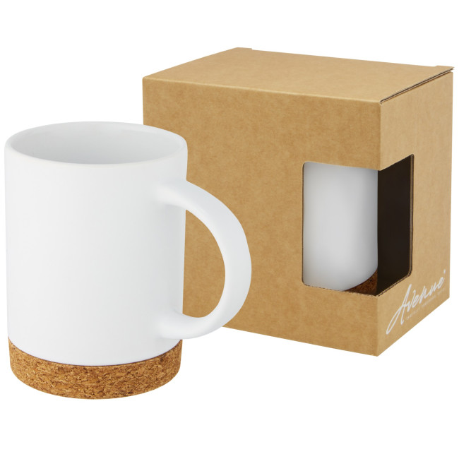 Custom Printed Neiva Ceramic Mug With Cork Base 425ml - Image 2