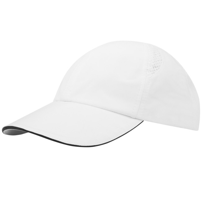 Custom Printed Morion 6 Panel GRS Recycled Cool Fit Sandwich Cap - Image 2