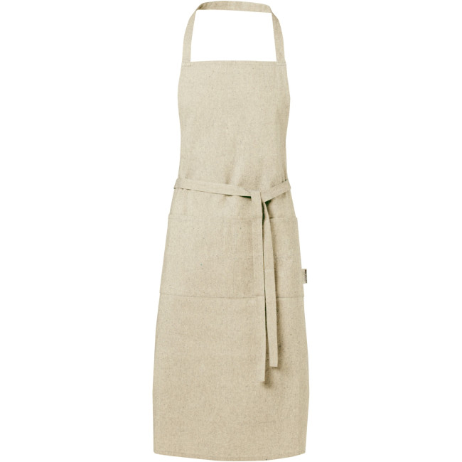 Custom Printed Pheebs 200 g/m² Recycled Cotton Apron - Image 2