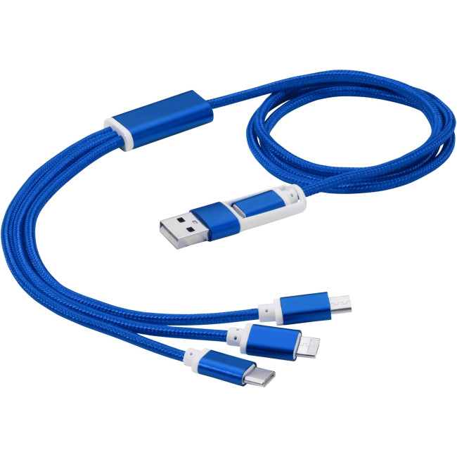 Custom Printed Versatile 5-In-1 Charging Cable - Image 3