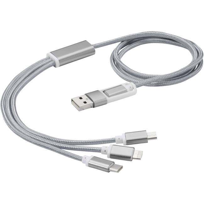 Custom Printed Versatile 5-In-1 Charging Cable - Image 2