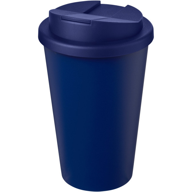 Custom Printed Americano Eco Recycled Tumbler With Spill-Proof Lid 350ml - Image 5