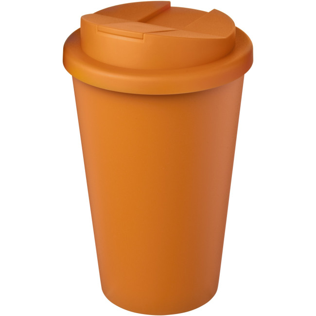 Custom Printed Americano Eco Recycled Tumbler With Spill-Proof Lid 350ml - Image 7