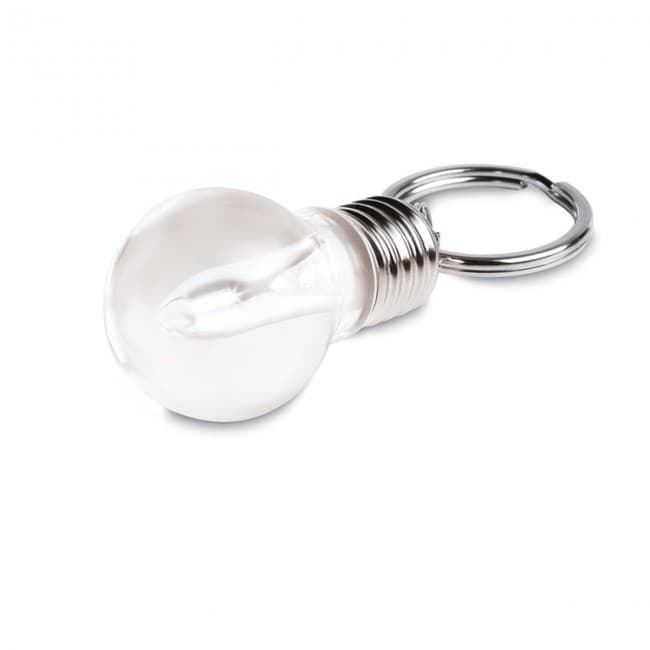 Custom Printed Light bulb shape key ring - Image 2