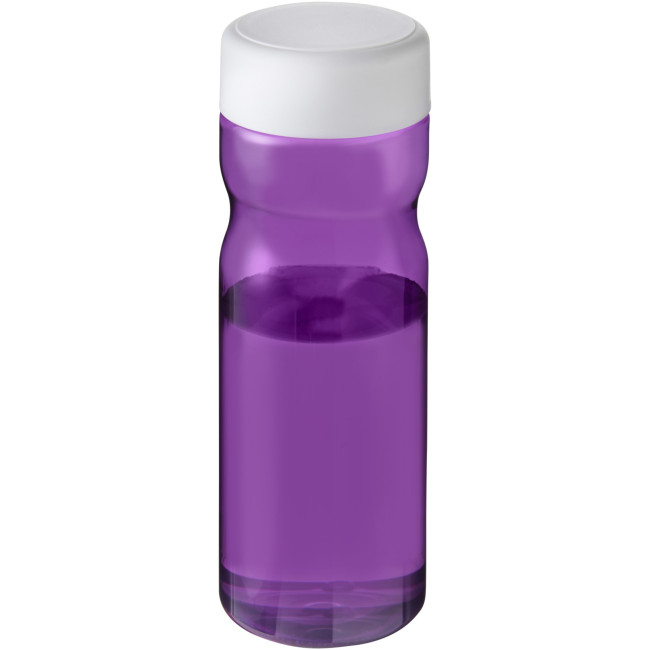 Custom Printed H2O Active Eco Base Screw Cap Water Bottle 650ml - Image 1