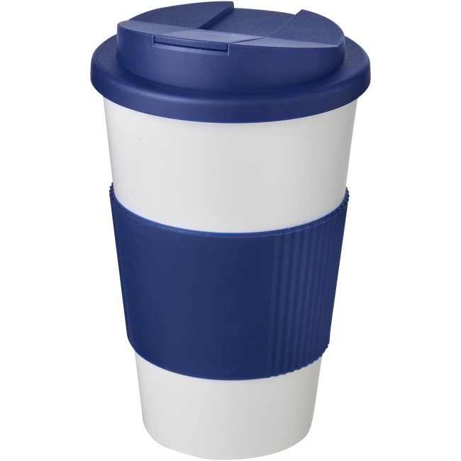 Custom Printed Americano Tumbler With Grip & Spill-Proof Lid 350ml - Image 3