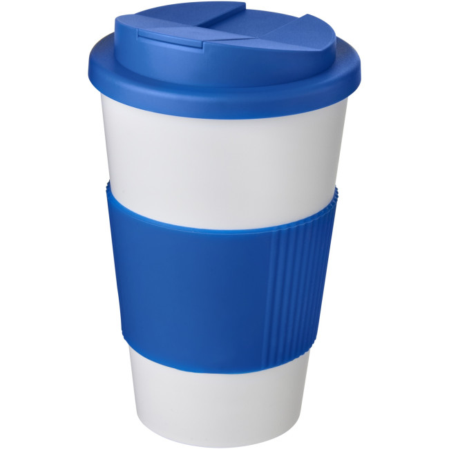 Custom Printed Americano Tumbler With Grip & Spill-Proof Lid 350ml - Image 8