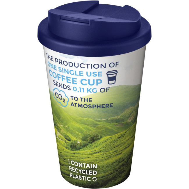 Custom Printed Brite-Americano Tumbler With Spill-Proof Lid 350ml - Image 9