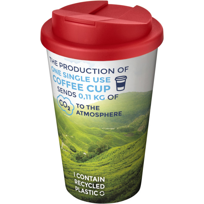 Custom Printed Brite-Americano Tumbler With Spill-Proof Lid 350ml - Image 8