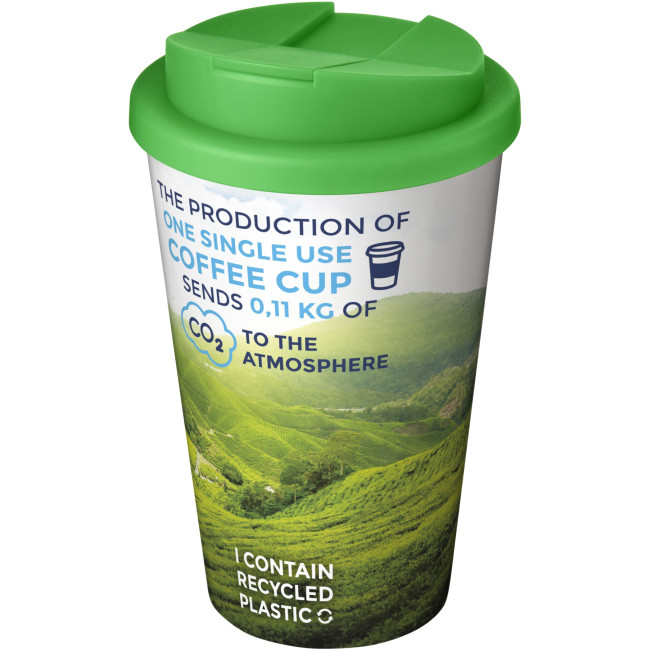 Custom Printed Brite-Americano Tumbler With Spill-Proof Lid 350ml - Image 4