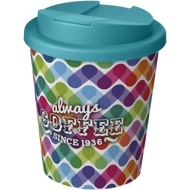 Custom Printed Brite-Americano Espresso Tumbler With Spill-Proof Lid 250ml - Image 6