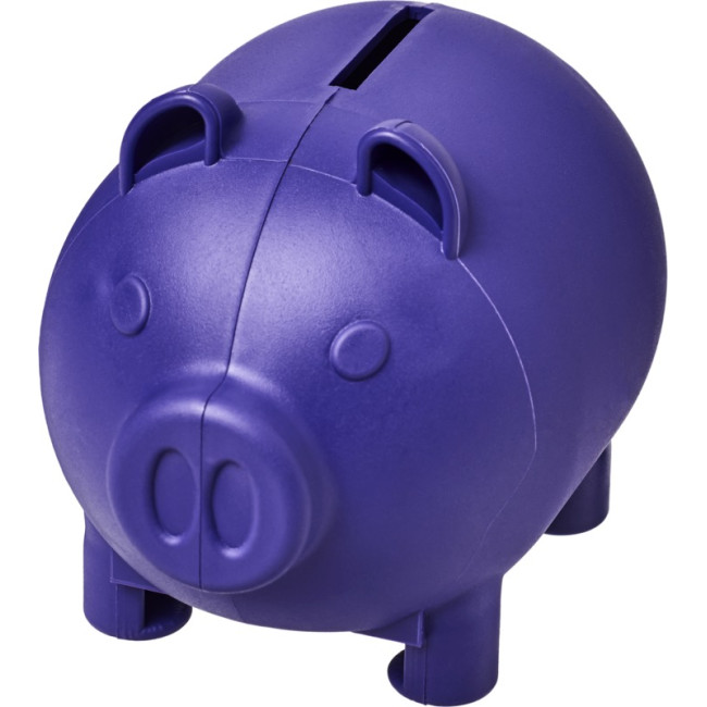 Custom Printed Oink Small Piggy Bank - Image 1