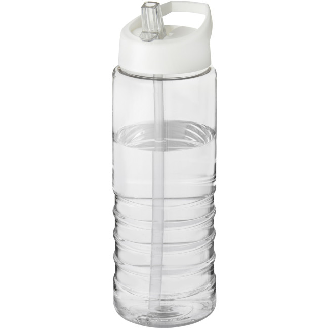 Custom Printed H2O Active Treble Spout Lid Sport Bottle 750ml - Image 9