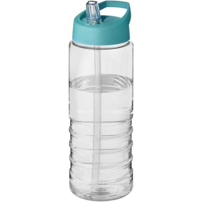 Custom Printed H2O Active Treble Spout Lid Sport Bottle 750ml - Image 6