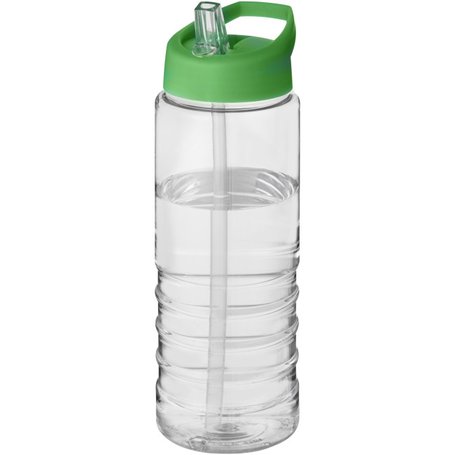 Custom Printed H2O Active Treble Spout Lid Sport Bottle 750ml - Image 4