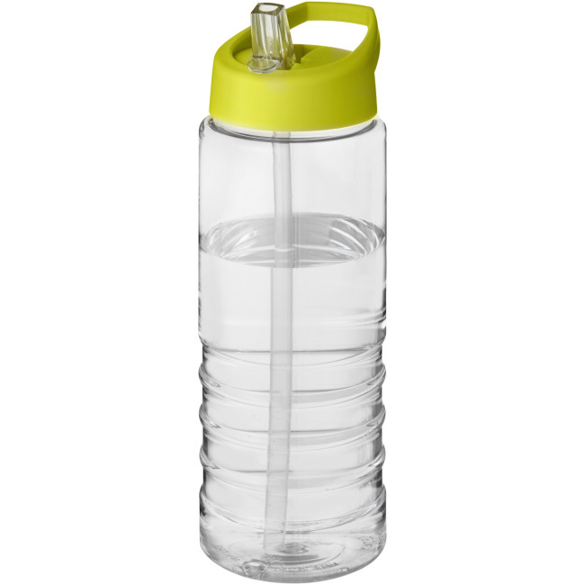 Custom Printed H2O Active Treble Spout Lid Sport Bottle 750ml - Image 3