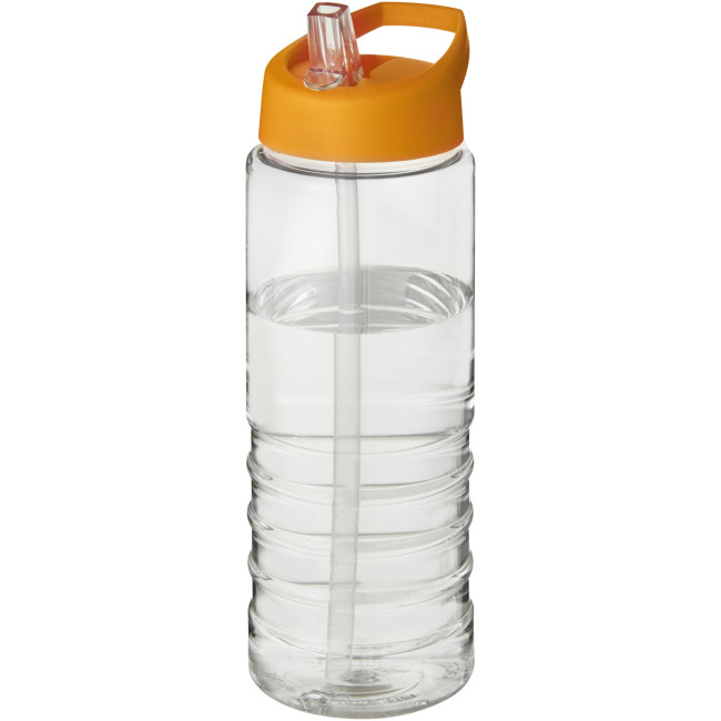 Custom Printed H2O Active Treble Spout Lid Sport Bottle 750ml - Image 2