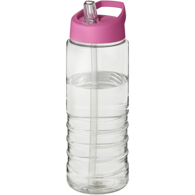 Custom Printed H2O Active Treble Spout Lid Sport Bottle 750ml - Image 1