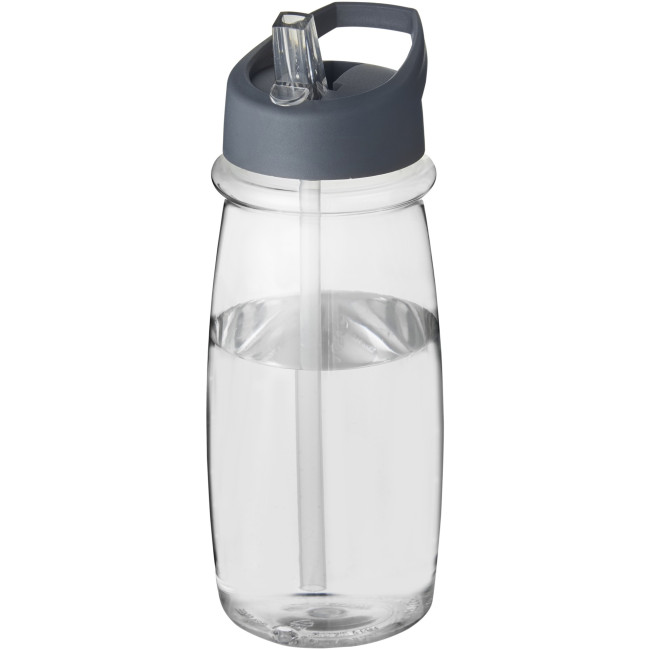 Custom Printed H2O Active Pulse Spout Lid Sport Bottle 600ml - Image 3