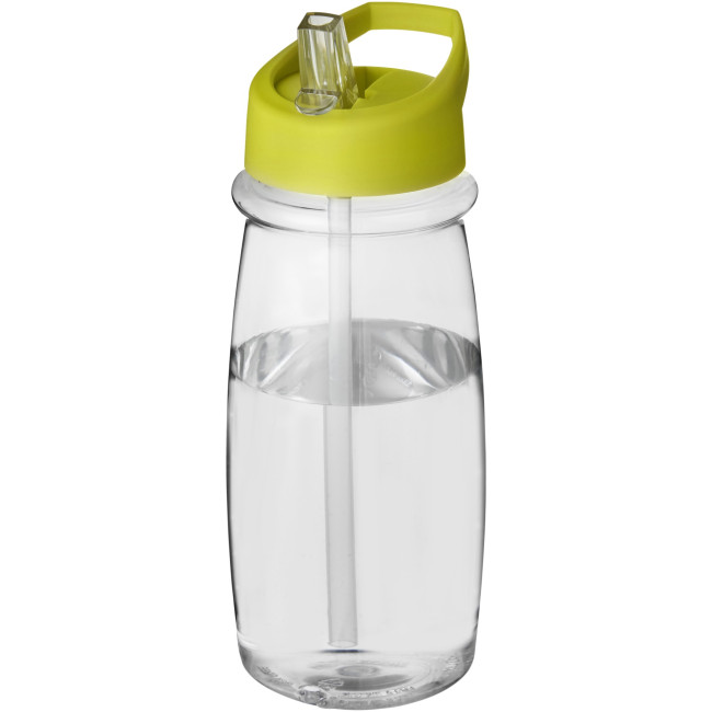 Custom Printed H2O Active Pulse Spout Lid Sport Bottle 600ml - Image 2