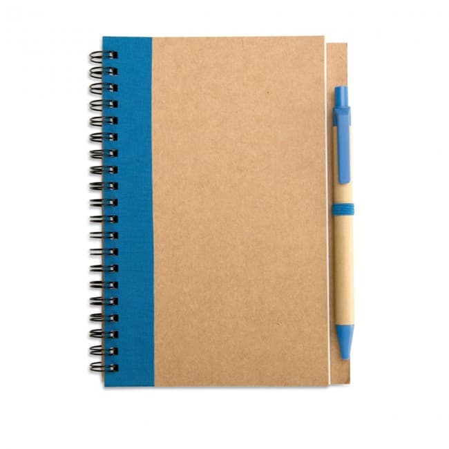 Custom Printed B6 Recycled Notebook With Pen - Image 10