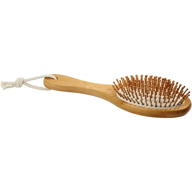 Custom Printed Cyril Bamboo Massaging Hairbrush