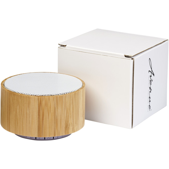 Custom Printed Cosmos Bamboo Bluetooth  Speaker - Image 1