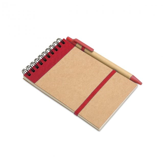 Custom Printed A6 Recycled Notepad With Pen - Image 8