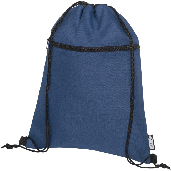 Custom Printed Ross RPET Drawstring Backpack 5L - Image 1