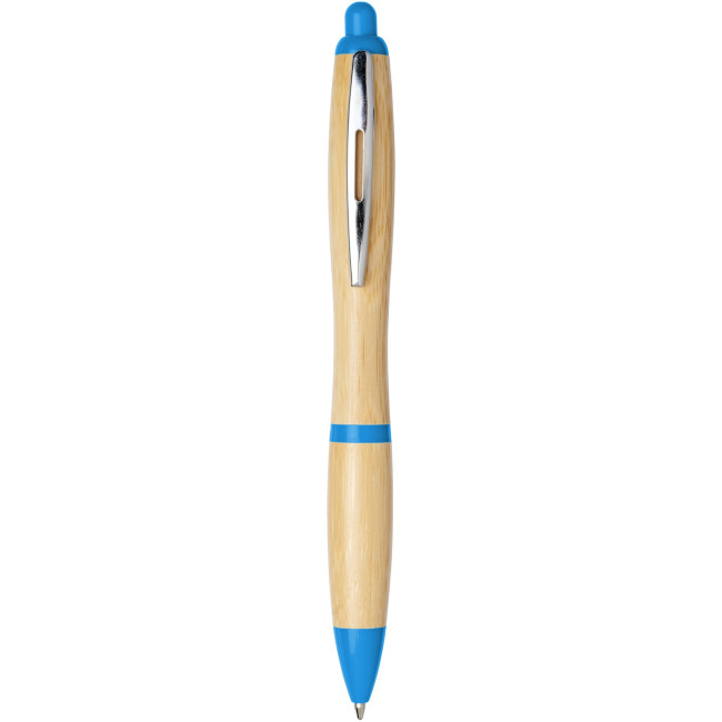 Custom Printed Nash Bamboo Ballpoint Pen - Image 2