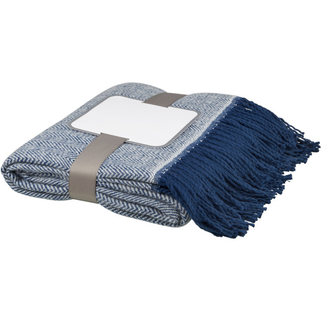 Custom Printed Haven Herringbone Throw Blanket - Image 2