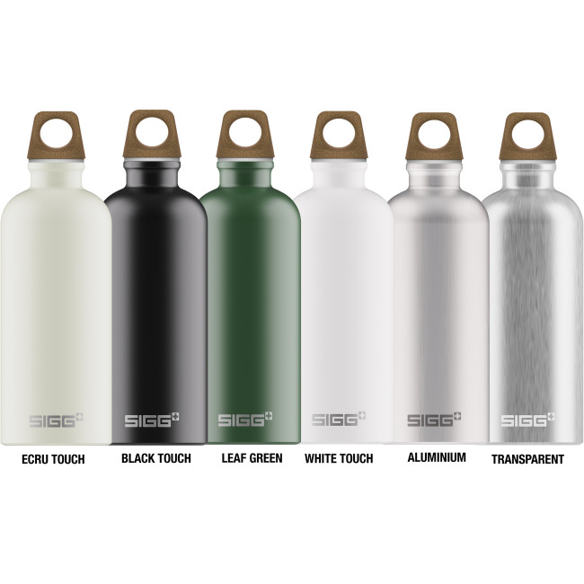 Custom Printed SIGG Traveller Bottle 0.6L Black Touch - Image 1