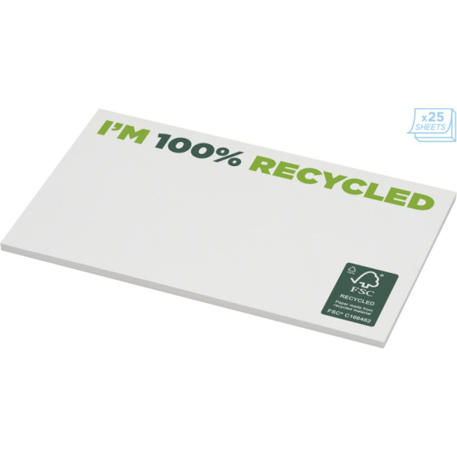 Custom Printed Sticky-Mate Recycled Sticky Notes 127 X 75mm - Image 3